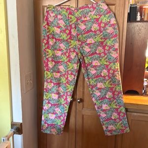 Lilly Pulitzer (white label) cropped pants